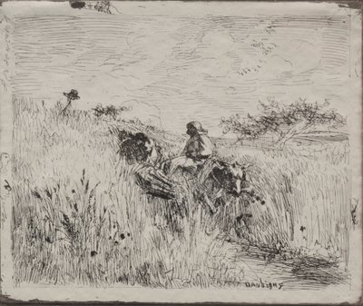 Sentiero attraverso il campo di grano da Charles Francois Daubigny