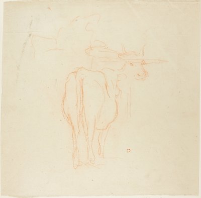 Bovini in piedi da Charles Francois Daubigny