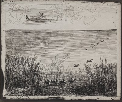 Palude con anatre da Charles Francois Daubigny