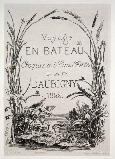 Il viaggio in barca da Charles Francois Daubigny