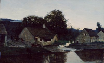 Il borgo di Optevoz da Charles Francois Daubigny