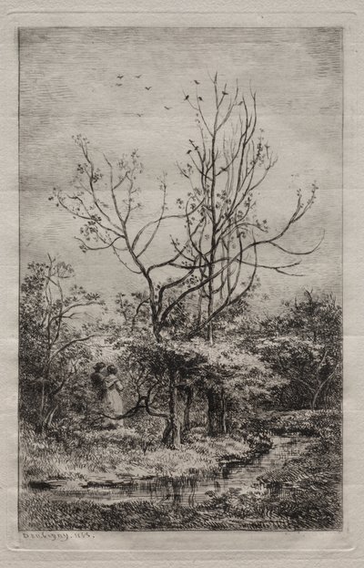 Il frutteto da Charles Francois Daubigny