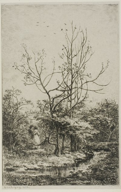 Il frutteto da Charles Francois Daubigny