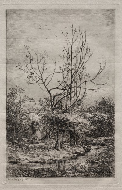 Il frutteto, 1868 da Charles Francois Daubigny