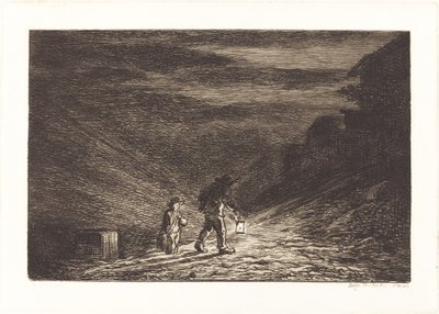 La Ricerca di una Locanda da Charles Francois Daubigny