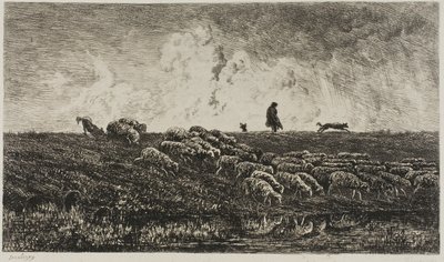 Il temporale da Charles Francois Daubigny