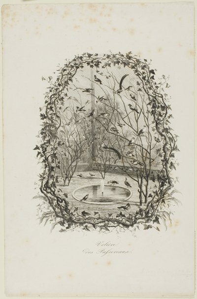 La voliera dei passeri da Charles Francois Daubigny