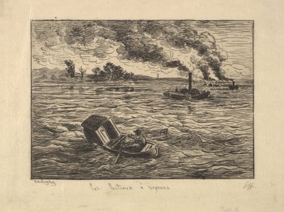Le Navi a Vapore da Charles Francois Daubigny