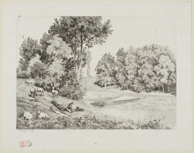 Vista presa a Bas-Meudon da Charles Francois Daubigny