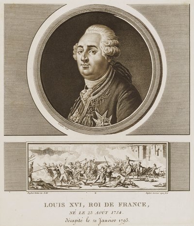 Luigi XVI. Re di Francia da Charles Francois Gabriel Levachez