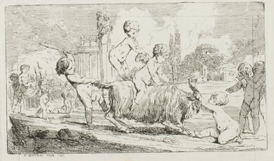 Bambini che giocano da Charles Francois Hutin