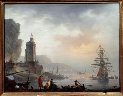 Paesaggio marino da Charles Francois Lacroix de Marseille