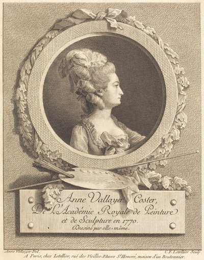 Anne Vallayer-Coster da Charles Francois Le Tellier after Anne Vallayer Coster