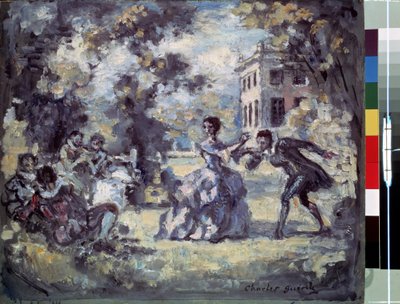 Scena galante da Charles Francois Prosper Guerin