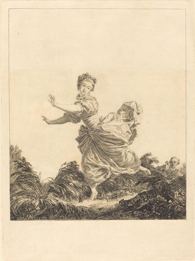 La fuga a scopo da Charles François Adrien Macret after Jean Honoré Fragonard