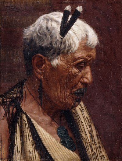 Guardando indietro - Wiripine Ninia, una capotribù Ngatiawa da Charles Frederick Goldie