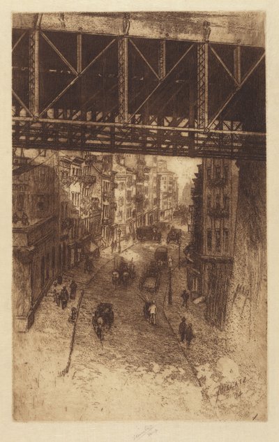 Cherry Street, N.Y., 1904 da Charles Frederick William Mielatz