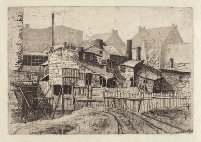 Senza titolo (Casa di legno in città) da Charles Frederick William Mielatz