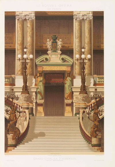 Il nuovo Opéra di Parigi da Charles Garnier
