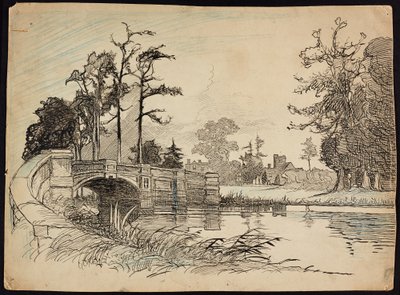 Ponte di Cranford Park, Hillingdon, Greater London da Charles George Harper
