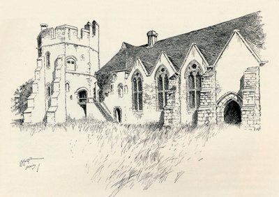 Castello di Stokesay, c. 1893, 1894 da Charles George Harper