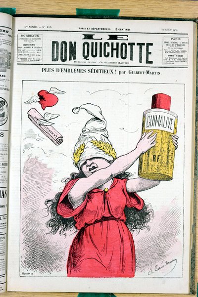 Copertina di "Le Don Quixote", numero 215, Satirico a Colori da Charles Gilbert Martin