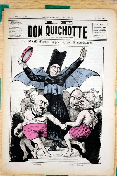 Copertina di Le Don Quixote, numero 294, Satirico a Colori da Charles Gilbert Martin