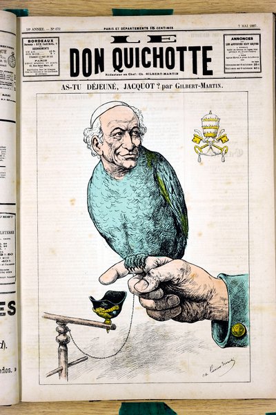 Copertina di "Don Chisciotte", numero 672, Satirico a Colori da Charles Gilbert Martin