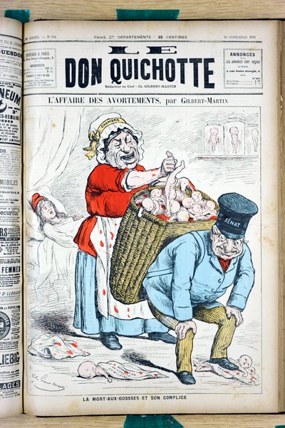 Copertina di Le Don Quixote, numero 908, Satirico a colori da Charles Gilbert Martin