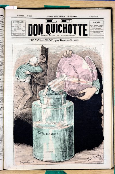 Copertina di "Don Chisciotte", numero 113, Satirico a Colori da Charles Gilbert Martin