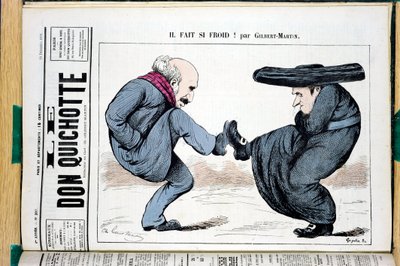 Copertina di Le Don Quixote, numero 287, Satirico a Colori da Charles Gilbert Martin