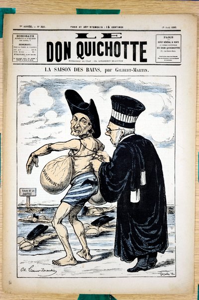 Copertina di Le Don Quixote, numero 321, Satirico a Colori da Charles Gilbert Martin