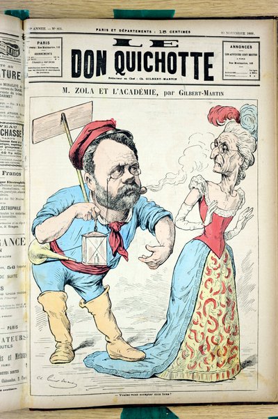 Copertina di "The Don Quixote", numero 804, Satirico a Colori da Charles Gilbert Martin