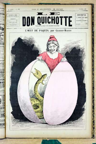 Copertina di "The Don Quixote", numero 929, Satirico a Colori da Charles Gilbert Martin