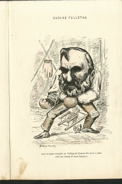Illustrazione di Charles Gilbert-Martin (1839-1905) in Grimaces Contemporanei da Charles Gilbert Martin
