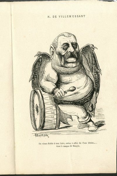 Illustrazione di Charles Gilbert-Martin (1839-1905) in "Grimaces Contemporanee" da Charles Gilbert Martin