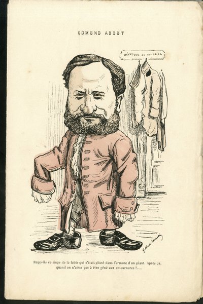 Illustrazione di Charles Gilbert-Martin (1839-1905) in Grimaces contemporaines da Charles Gilbert Martin