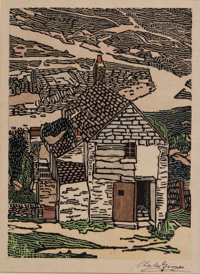 Cottage della Cornovaglia da Charles Ginner