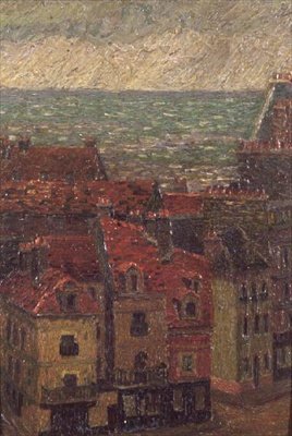 Tetti, Le Havre da Charles Ginner