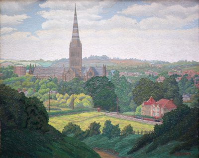 Cattedrale di Salisbury da Charles Ginner