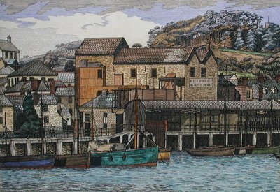 Il porto, Boscastle, Cornovaglia, c.1919 da Charles Ginner