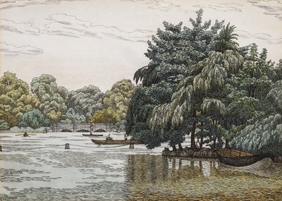 Il Serpentine, Hyde Park da Charles Ginner