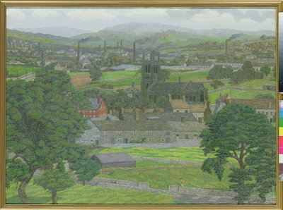 Chiesa di Yeadon, vicino a Leeds da Charles Ginner