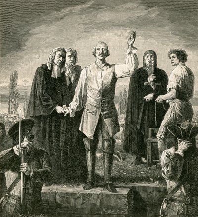 Esecuzione del Maggiore Davel da Charles Gleyre