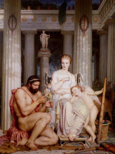 Ercole ai piedi di Omphales da Charles Gleyre