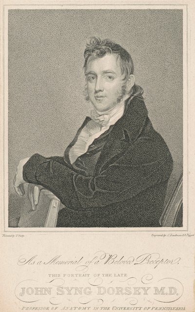 John Syng Dorsey, M.D. da Charles Goodman and Robert Piggot, after Thomas Sully