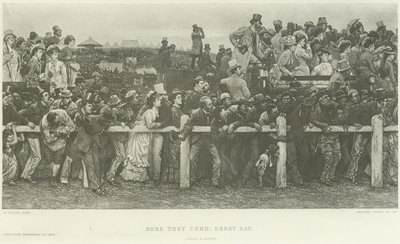 Eccoli che arrivano: Derby Day (incisione) da Charles Green