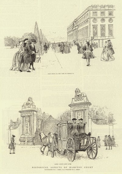 Aspetti storici di Hampton Court da Charles Green