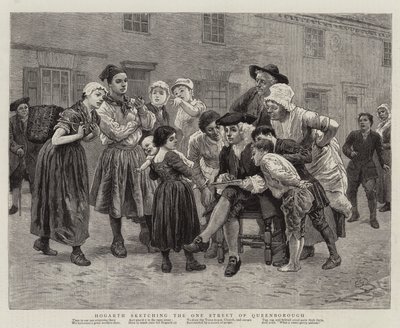 Hogarth che disegna l