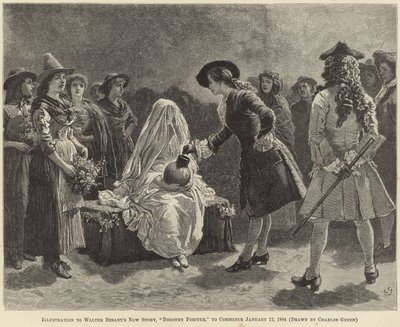 Illustrazione per Dorothy Forster di Walter Besant da Charles Green